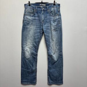 BKE Jake Bootleg Jeans Men Size 34L Long 34x33 Blue Denim D090 -22